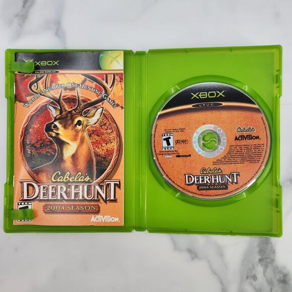 Cabela's Deer Hunt Season 2004 (Microsoft Xbox Live 03) Teen Manual video Game - Picture 5 of 7